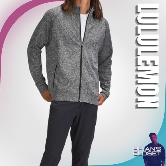 LULULEMON Men's Engineered Warmth Jacket in Vapor/Gull Grey/Black - XL - Picture 3 of 16